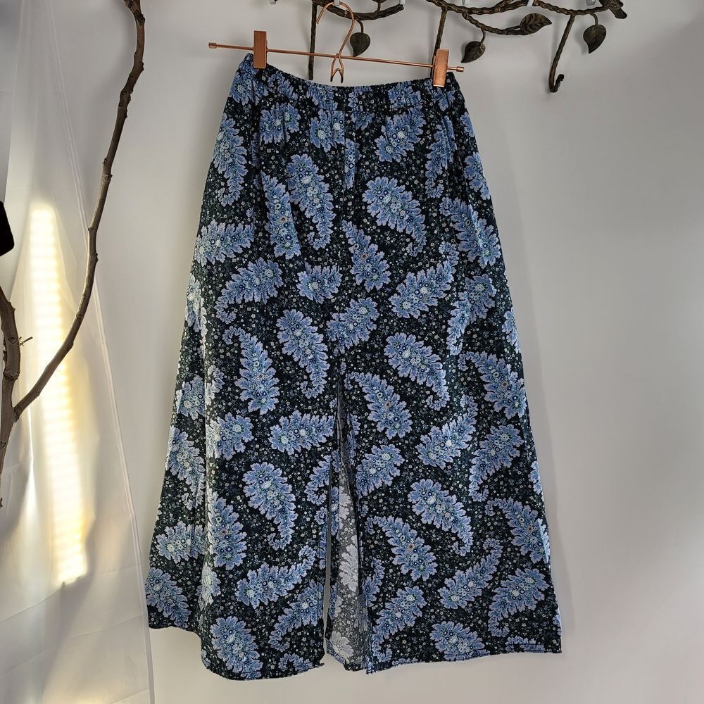 J Crew Collection Pull On Skirt In Ratti Pacific Paisley